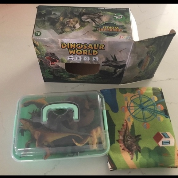 NWT TEMI DINOSAUR WORLD PLAYSET Educational Realistic Dinosaur Action Figure Set - Picture 8 of 15